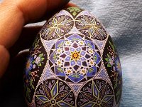 WIP Ukrainian Easter Egg Batik Art Pysanky By So Jeo : pysanky pysanka ukrainian easter egg batik art sojeo flowers circles medallions rose pussy willows vines leaves